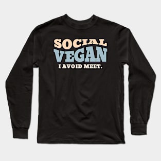 Social Vegan Long Sleeve T-Shirt